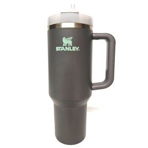 Stanley Quencher Charcoal / Mint 40oz  Quencher H2.0 Tumbler